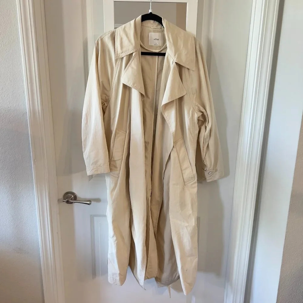 Wilfred Cream Trench Coat